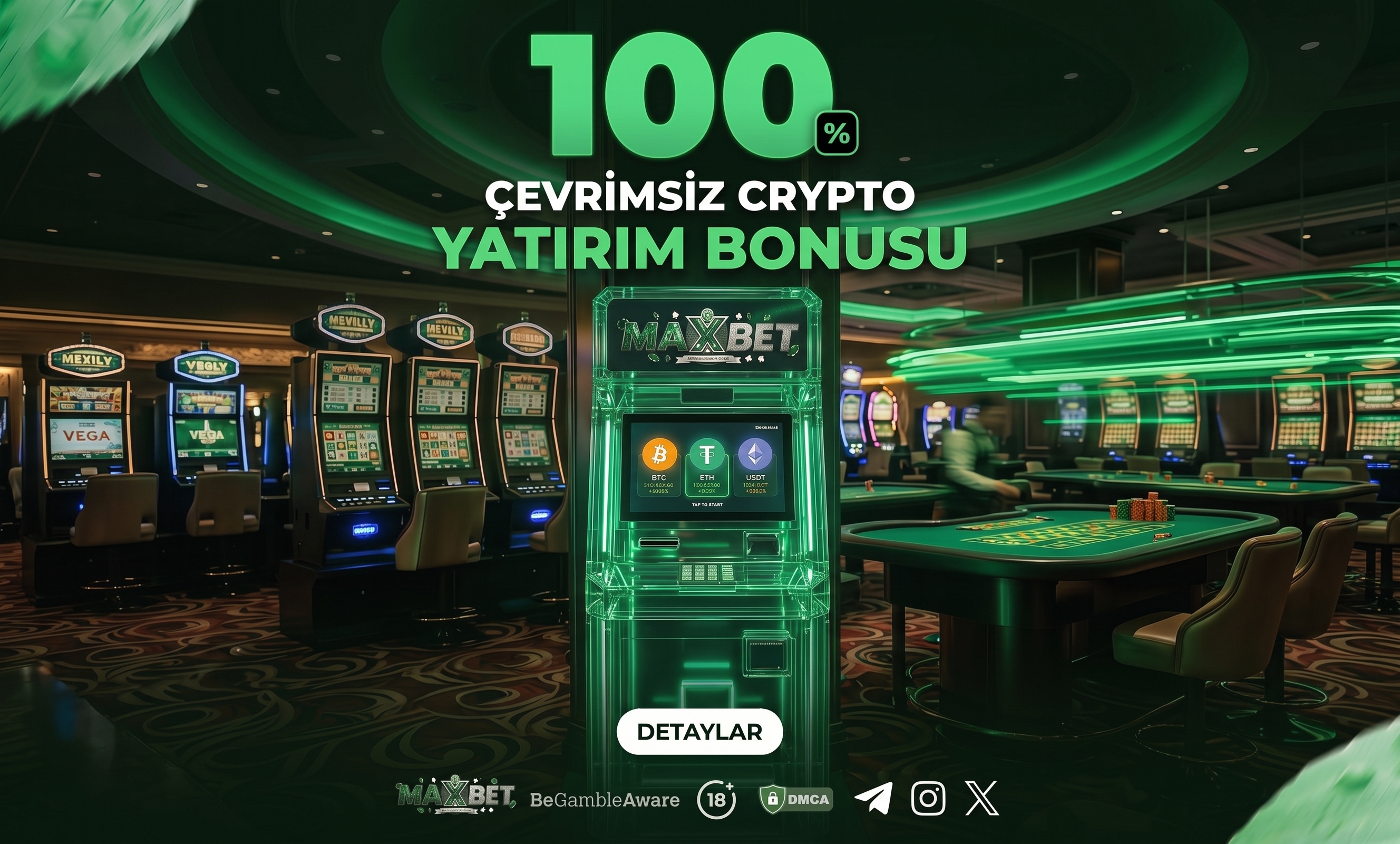 %100 ÇEVRİMSİZ KRİPTO BONUSU